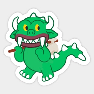 Hodag goes on a trip Sticker